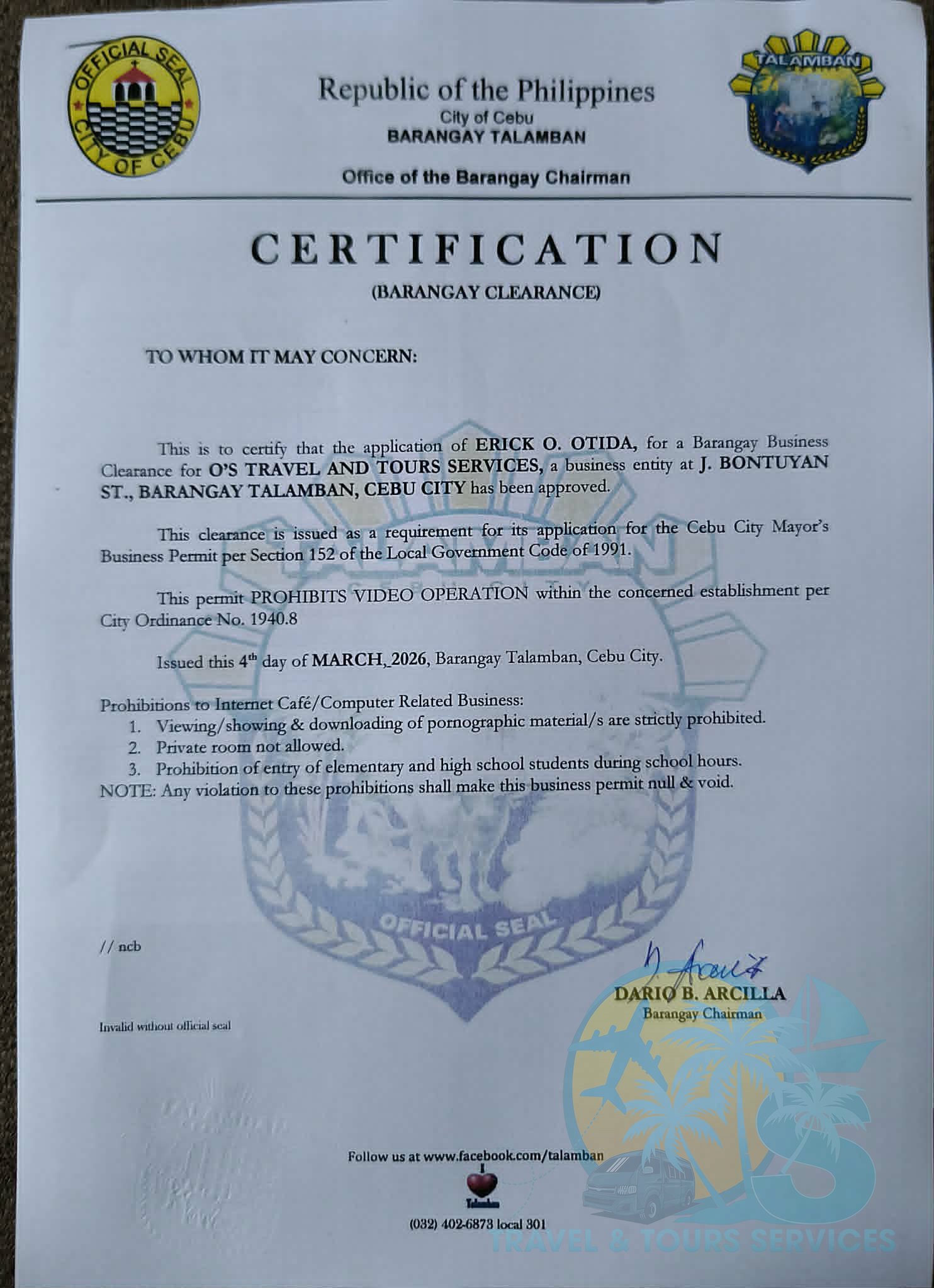 Barangay Clearance