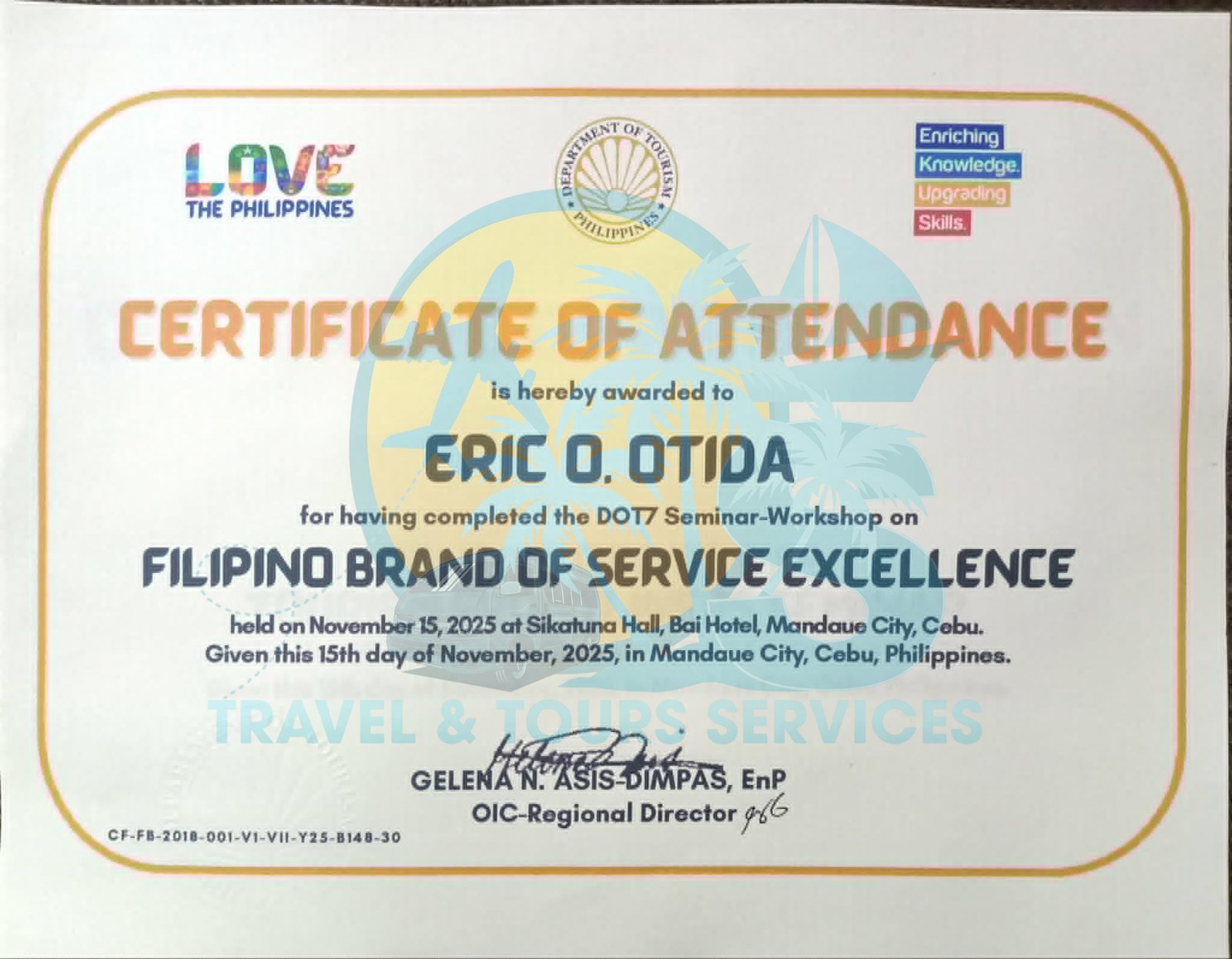 Tourism Certificate
